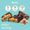 No Sugar Joybar Collagen Bar Chocolate Peanut Butter 0G Sugar 14G Protein Nourish Inside & Out Low Calorie High Protein Snack Supports Skin Hair Nails & Joint Health 12 Pack