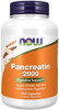 Now Foods Supplements Pancreatin 2000 With Naturally Occurring Protease (Protein Digesting) Amylase (Carbohydrate Digesting) And Lipase (Fat Digesting) Enzymes 250 Capsules