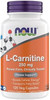 Now Supplements Lcarnitine 250 Mg Purest Form Amino Acid Fitness Support Metabolic Support 120 Vegetarian Capsules Gluten Vegan Kosher Nongmo