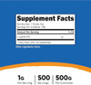 Nutricost Llysine Powder 500 Grams Pure Llysine Nongmo Gluten