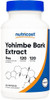 Nutricost Yohimbe Bark Extract 450Mg (9Mg Yohimbine Alkaloids) 120 Capsules Extra Strength Gluten Nongmo