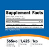 Nutricost Potassium Chloride Powder 1Kg Gluten Nongmo