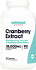 Nutricost Cranberry Extract For Women (35000Mg Equivalent)180 Capsules With Vitamin C Uva Ursi & Dandelion Root Extract Nongmo & Gluten Health Supplement Nutricost Cranberry Extract For Women (35000Mg Equivalent)180 Capsules With Vitamin C Uva Ursi & Dandelion Root Extract Nongmo & Gluten Health Supplement