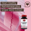 Olympian Labs Nattokinase Complex With Grape Seed Extract Herbal Supplements Superior Heart Health Support 30 Daily Capsules