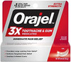 Orajel Instant Pain Relief Gel Severe Toothache 0.25 Oz 2 Pack