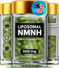 Resurrected Health Liposomal NMNH Supplement Dihydronicotinamide Mononucleotide High Purity NAD for Anti Aging  Energy  Focus  Pure NMNH Organic 60 Capsules  300mg