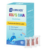OMOGS Childrens DHA Blueberry Flavoured Gummies with Lutein Omega 3 and Vitamin C Algae DHA for Eye Health Brain Health and Healthy Immunity Gluten Free Vegan 60 Gummies