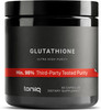 Toniiq Ultra High Strength Glutathione Capsules  1000mg Concentrated Formula  98% Highly Purified and Bioavailable  Non GMO Fermentation  60 Capsules Reduced Glutathione Supplement