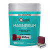 Qunol Magnesium Citrate Soft Chews 350mg Extra Strength Magnesium Supplement High Absorption to Support Nerve Bone and Muscle Health 90 Count