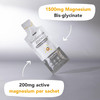 Zooki 1500mg Liposomal Magnesium Bis-Glycinate Liquid Sachets 200mg Elemental Magnesium | 4x Higher Absorption | Sleep Stress Muscle Function Cramps Heart Health (Pineapple Guava flavour 30x15ml)