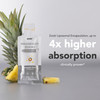 Zooki 1500mg Liposomal Magnesium Bis-Glycinate Liquid Sachets 200mg Elemental Magnesium | 4x Higher Absorption | Sleep Stress Muscle Function Cramps Heart Health (Pineapple Guava flavour 30x15ml)