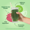 Bloom Nutrition Superfood Greens Powder Digestive Enzymes with Probiotics and Prebiotics Gut Health Bloating Relief Strawberry Kiwi + Milk Frother High Powered Hand Mixer