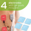 Beurer EM59 TENS/EMS Device with Heat 4 in1 TENS Unit EMS Muscle Stimulator EMS Massage and Heating Pad Therapy 70 Programs 50 Intensity Levels TENS Unit Muscle Stimulator with USB Charge