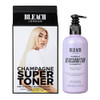 Bleach London Creamy Blonde Maintenance - Champagne Super Toner & Reincarnation Bond-Restoring Purple Shampoo - For Maintaining Warm Blonde Hair - Vegan & Peta-Approved - For All Hair Types
