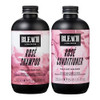 Bleach London Rose Shampoo And Conditioner - Vegan & Peta-Approved Soft Pink Toning Formula For Bleached Hair Colour Depositing Eliminates Blue Dye - Paraben & Silicone (Pack Of 2 X 250 Ml)