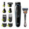 Braun Hair Clippers For Men 9-In-1 Beard Ear And Nose Trimmer Mens Grooming Kit Body Groomer Cordless & Rechargeable With Gillette Proglide Razor Black/Blue