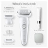 Braun Silk-Épil 9 Epilator Pivoting Head Wet And Dry Includes Body Trimmer Shaver Head And Trimmer Combses9-441 Braun Silk-Épil 9 Epilator Pivoting Head Wet And Dry Includes Body Trimmer Shaver Head And Trimmer Combses9-441