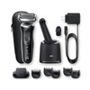 Braun Electric Shaver For Men Series 7 7177Cc Wet & Dry Shave Turbo & Gentle Shaving Modes Waterproof Foil Shaver Space Grey