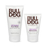 Bulldog Mens Skincare And Grooming Sensitive Full Face Kit With Moisturizer Face Wash And Face Scrub 3 Count