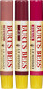 Burt'S Bees Kissable Color Holiday Set 3 Lip Shimmers In Box Warm Collection In Peony Fig & Rhubarb