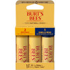 Burt'S Bees Moisturizing Lip Balm 2 Original Beeswax And 1 Vanilla Bean 100% Natural Origin 0.34 Ounce Each 3 Paper Tubes Pack May Vary