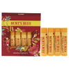 Burt’S Bees Holiday 4 Lip Balm Stocking Stuffer Products Beeswax Bounty Classic Set - Original Beeswax (Old Version)