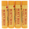Burt’S Bees Holiday 4 Lip Balm Stocking Stuffer Products Beeswax Bounty Classic Set - Original Beeswax (Old Version)