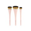 Ecotools 360 Ultimate Blend Makeup Brush Kit For Cream Liquid & Powder Foundation Blush & Bronzer Buff & Blend Makeup Full Coverage Dense Bristles Vegan & Cruelty- 3 Piece Set