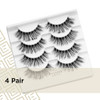Eylure Luxe Faux Mink False Lashes - Regal 4 Pairs Bonus Pack Glue Included 10 Wears