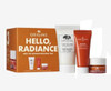 Origins Hello Radiance Meet The Radiance-Boosting Trio Set - Face Wash - Gel Cream And Eye Cream - Travel Size - In Box Origins Hello Radiance Meet The Radiance-Boosting Trio Set - Face Wash - Gel Cream And Eye Cream - Travel Size - In Box
