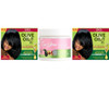Ors Olive Oil Built-In Protection Full Application No-Lye Hair Relaxer - Multi-Use Styling Cream Infused With Collagen & Avocado Oil For Strength & Length - Bundle