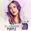 Punky Purple Semi-Permanent Hair Dye Color (3.5 Oz) & 3-In-1 Color Depositing Conditioner & Treatment (8.5 Oz) Combo - Vibrant Long-Lasting Care Set