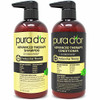 Pura D'Or Advanced Therapy Biotin Shampoo & Conditioner Set For Thinning Hair Dht Blocker Clinically Tested 16Oz X 2