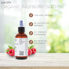 Pura D'Or 3.38 Oz Organic Red Raspberry Seed Oil - 100% Pure Usda Cold Pressed Unrefined Hexane- Premium Grade - Sun Protection For Skin Body & Hair