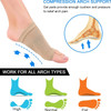 MX TAB Nylon Unisex Flat Arch Support Pad Socks For Foot Pain Relief MX TAB Nylon Unisex Flat Arch Support Pad Socks For Foot Pain Relief