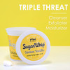 Primal Elements Sugar Scrub Exfoliating Sugar Whip Face and Body Cleanser Moisturizer Tahitian Vanilla 10 oz Package