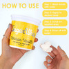 Primal Elements Sugar Scrub Exfoliating Sugar Whip Face and Body Cleanser Moisturizer Tahitian Vanilla 10 oz Package