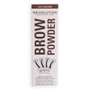 Revolution Beauty London Revolution Brow Powder Stamp & Stencil Kit Brow Shaping Tool Ash Brown Includes Brow Stencils