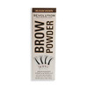Revolution Beauty London Revolution Brow Powder Stamp & Stencil Kit Brow Shaping Tool Medium Brown Includes Brow Stencils
