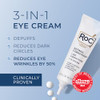 Roc Retinol Correxion Eye Cream Mini For Dark Circles & Puffiness Daily Wrinkle Cream Anti Aging Line Smoothing Skin Care Treatment .25 Ounces