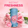 Secret Fresh Antiperspirant Deodorant For Women 72Hr Breathable Sweat & Odor Protection Instant Freshness & Gentle Ph Balancing Minerals Clear Gel Delicate Rose Scent 2.6 Oz