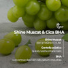 Skin Food Since 1957 Shine Muscat Cica Bha Food Mask – Soothing & Cooling Wash-Off Face Mask With Real Shine Muscat Cica And Bha – Exfoliating Pore-Clearing Vegan Korean Skincare 180G