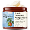 Sky Organics Mango Butter For Body & Face 100% Raw And Unrefined Nourishing Butter For Light Daily Hydration And Promotes Soft Smooth Heathy-Looking Skin Suitable For Normal To Dry Skin 16 Oz