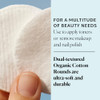 Sky Organics Cotton Rounds For Sensitive Skin 100% Pure Gots Organic For Beauty & Personal Care 300 Ct