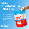 Equip Foods Prime Protein Powder | Clean Grass Fed Beef Protein Isolate | Carnivore Protein Powder | Paleo Keto Friendly | Gluten Dairy Free | Helps Build & Repair Tissue | 30 Servings Unflavored