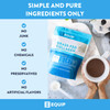 Equip Foods Grass Fed Collagen Powder | Hydrolyzed Bovine Collagen Peptides with Amino Acids | Prime Beef Collagen for Healthy Joints Skin & Nails | Non-GMO Paleo Friendly | 30 Servings Unflavored