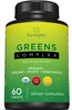 Sunergetic Premium USDA Organic Greens Superfood Tablets – Greens Superfood Powder Includes Veggies Fruits & Polyphenols – Daily Greens Superfood Powder Supplement– 60 Greens Tablets Sunergetic Premium USDA Organic Greens Superfood Tablets – Greens Superfood Powder Includes Veggies Fruits & Polyphenols – Daily Greens Superfood Powder Supplement– 60 Greens Tablets