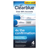 Clearblue Pregnancy Test Combo Pack 4ct - Digital with Smart Countdown & Rapid Detection - Value Pack