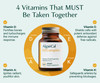 ALGAECAL 4-in-1 Vitamin D3 K2 Complete - ADK Vitamin Supplement Enhanced Immune Support & Bone Health with D3 K2 A & E - Whole Body Wellness & Bone Strength 60 Easy-Swallow Softgels Made in USA