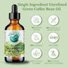 Bella Terra Oils - Green Coffee Bean Oil 4 Oz - Rich In Quinic Acid & Lignans Cold-Pressed From Authentic Coffee Beans Premium Skin Nourishment